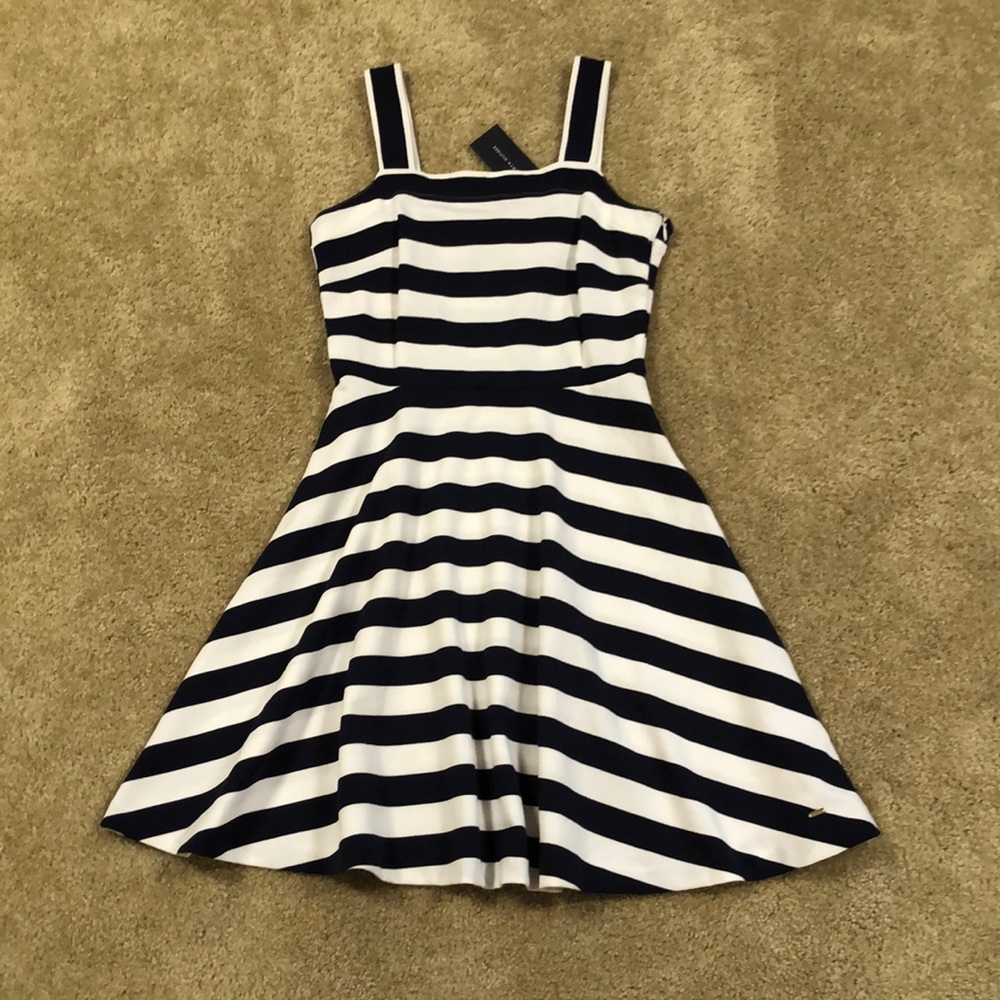 NEW Tommy Hilfiger retro 50’s pinup style dress A-line XS